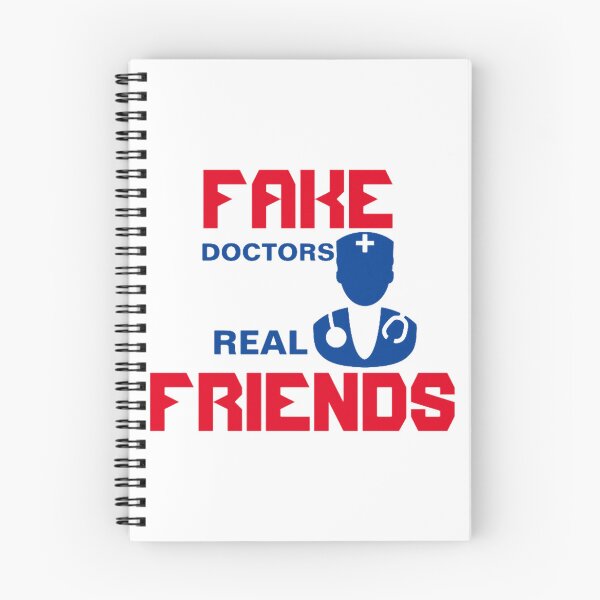 Item preview, Fake doctors real friends - funny quotes designed and sold by pureLinen.