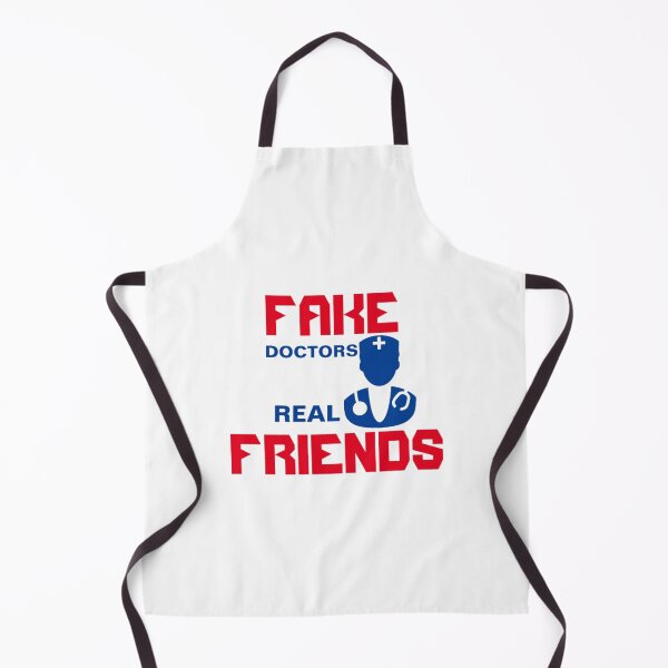 Item preview, Fake doctors real friends - funny quotes designed and sold by pureLinen.