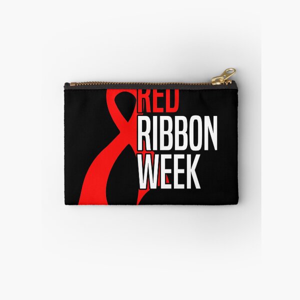 Item preview, Red Ribbon Week – Bold Awareness Ribbon Drug-Free Prevention  designed and sold by Alluka Brand.