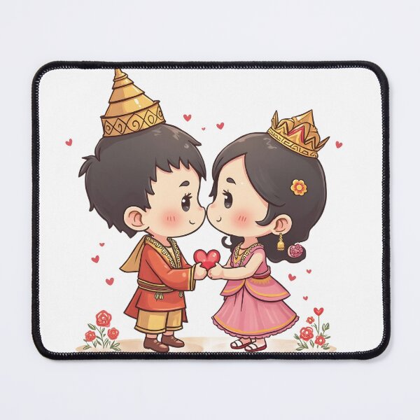 Item preview, Cute Phra Rot & Meri Cartoon designed and sold by TH cartoon world.