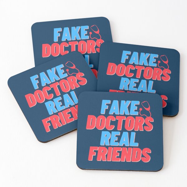 Item preview, Fake doctors real friends (1) designed and sold by pureLinen.