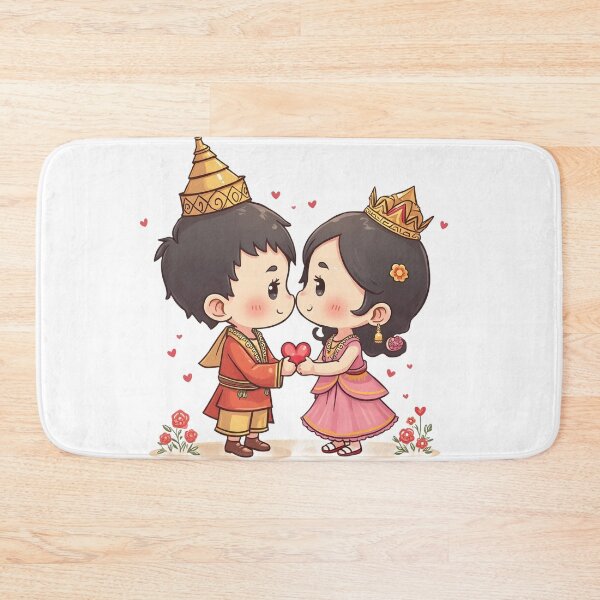 Item preview, Cute Phra Rot & Meri Cartoon designed and sold by TH cartoon world.