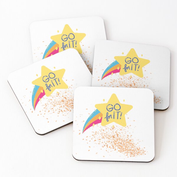 Item preview, Go For It Star Dust Motivational Design designed and sold by Happyfreedom.