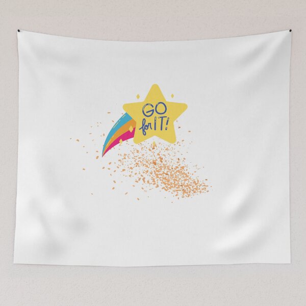Item preview, Go For It Star Dust Motivational Design designed and sold by Happyfreedom.