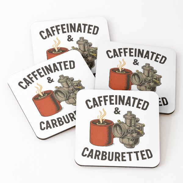 Item preview, Caffeinated & Carburetted designed and sold by Cars with Character.