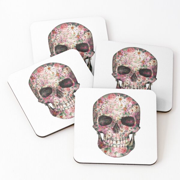 Item preview, Floral Decorated Skull designed and sold by Drwatson349.