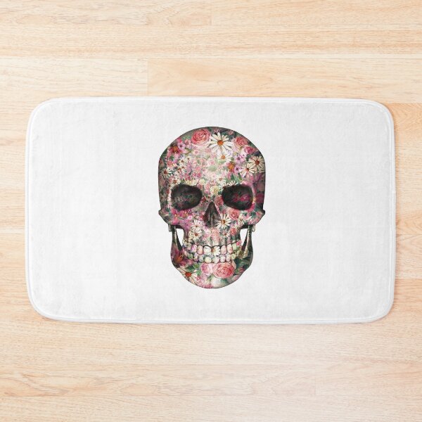 Item preview, Floral Decorated Skull designed and sold by Drwatson349.