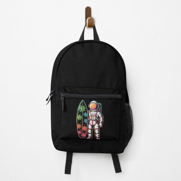 Item preview, Surfboard Astronaut – Summer Neon Space Explorer Design designed and sold by ColorSplash123.
