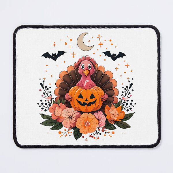 Item preview, Turkey & Pumpkin Vibes – Thanksgiving Print designed and sold by GoxyVision.