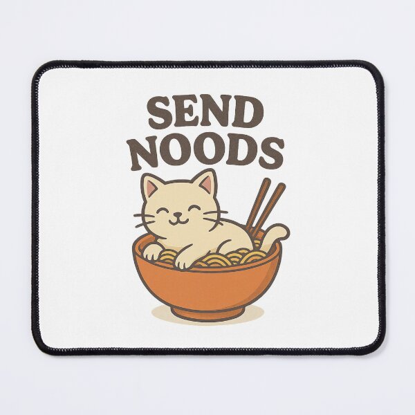 Item preview, Send Noods Mug – Funny Cat Coffee Cup, Cute Ramen Noodle Lover Gift designed and sold by DigitalColorInk.