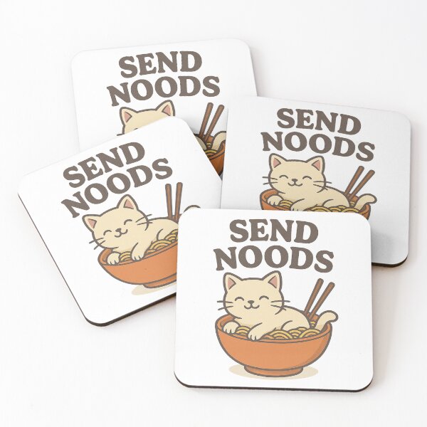 Item preview, Send Noods Mug – Funny Cat Coffee Cup, Cute Ramen Noodle Lover Gift designed and sold by DigitalColorInk.