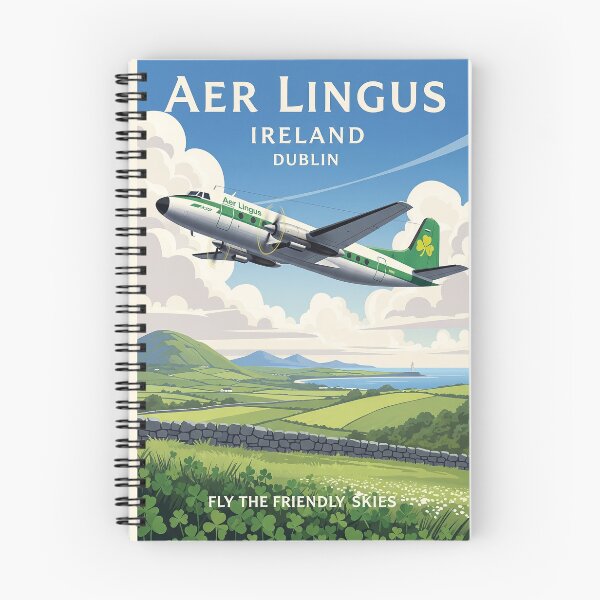 Item preview, Aer Lingus Travel Poster designed and sold by Skyframe Aviation.