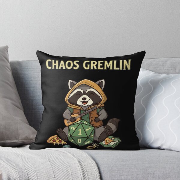 Item preview, Chaos Gremlin – Funny Raccoon DnD Meme designed and sold by Whisky1111.
