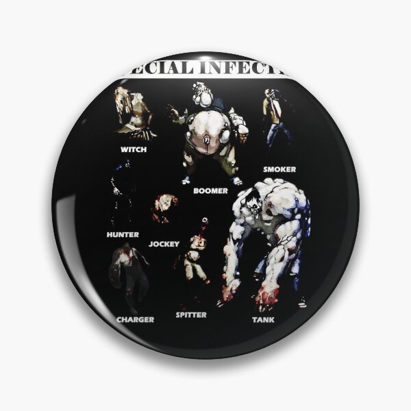 Item preview, Left 4 Dead - Special Infected (white)  designed and sold by Lillianmurillo.