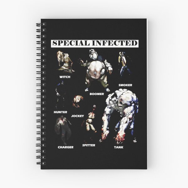 Item preview, Left 4 Dead - Special Infected (white)  designed and sold by Lillianmurillo.
