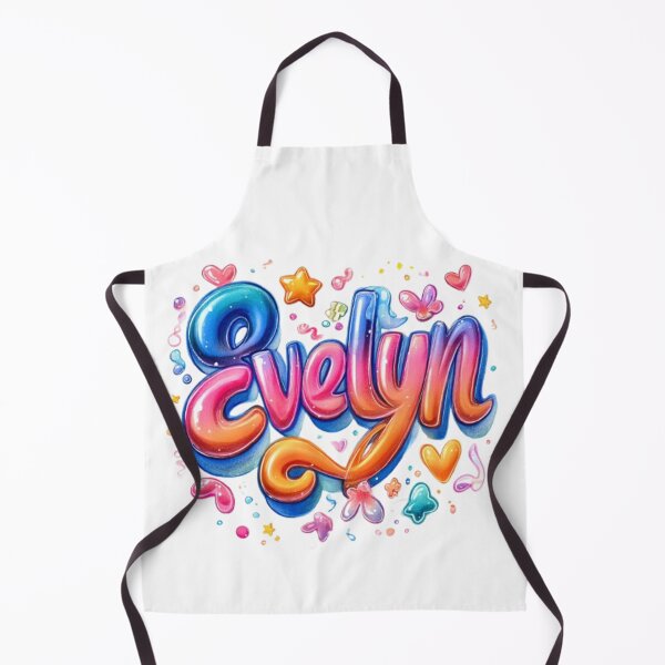 Item preview, Evelyn – Colorful 3D Lettering Design designed and sold by AlexLineArt.