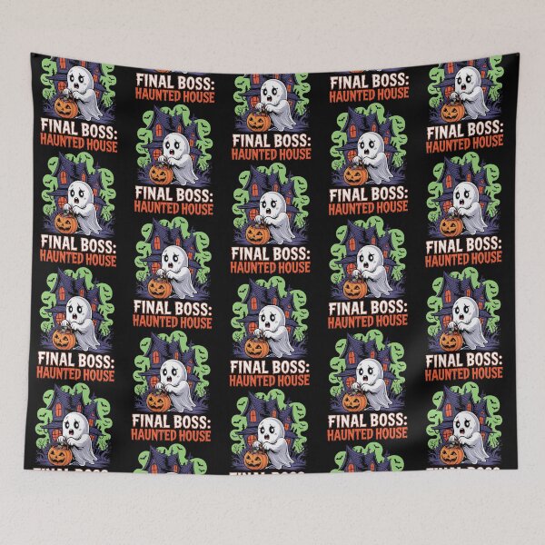 Item preview, Final Boss – Haunted House Sad Ghost designed and sold by Taans-Creation.