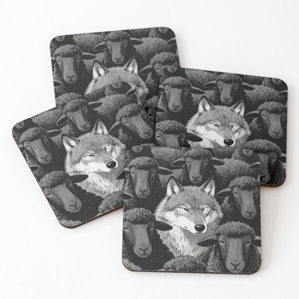 Item preview, Vigilant Wolf in the Flock designed and sold by zzz888.