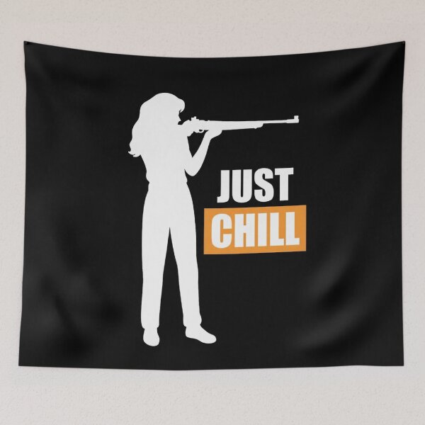 Item preview, Shooting, air soft, paintball just chill woman designed and sold by HobbyShopForYou.