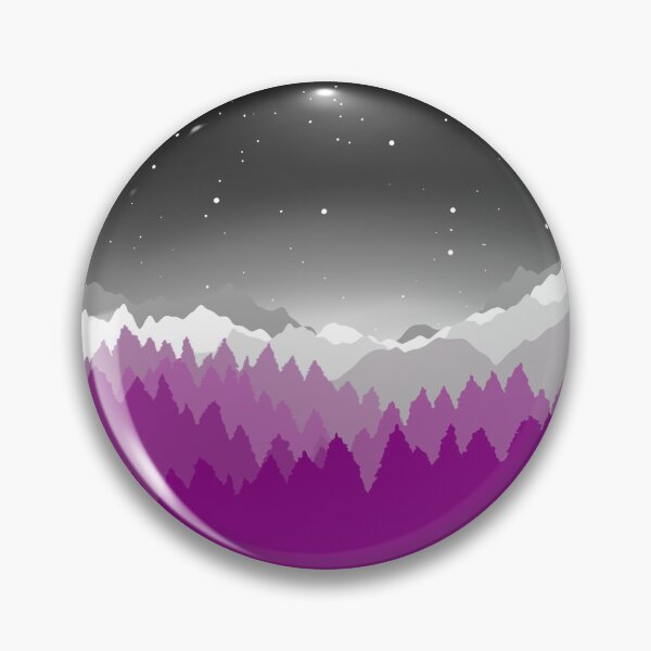Item preview, Asexual pride landscape - subtle pride design designed and sold by ggargoyles.
