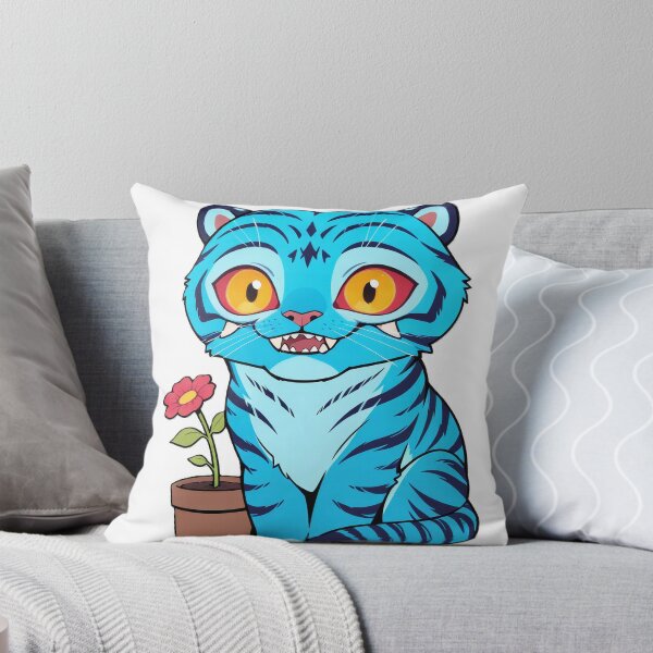 Item preview, Kpop Demon Hunters Derpy Tiger Flower Pot designed and sold by Mix-Haven.