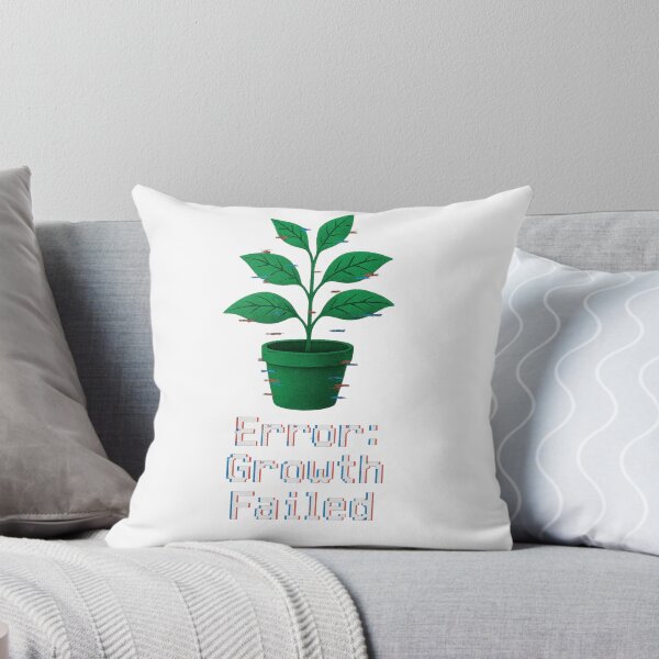 Item preview, Error: Growth Failed – Glitch Plant Aesthetic Design designed and sold by cocoshopdesign.