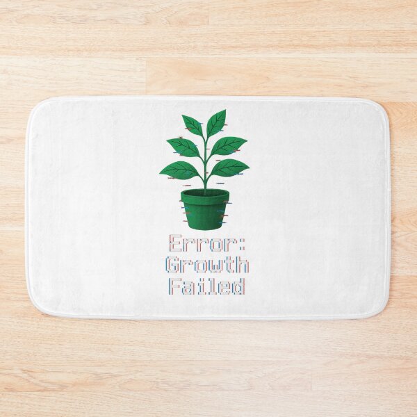 Item preview, Error: Growth Failed – Glitch Plant Aesthetic Design designed and sold by cocoshopdesign.