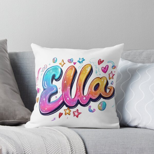 Item preview, Ella – Colorful 3D Lettering Design designed and sold by AlexLineArt.