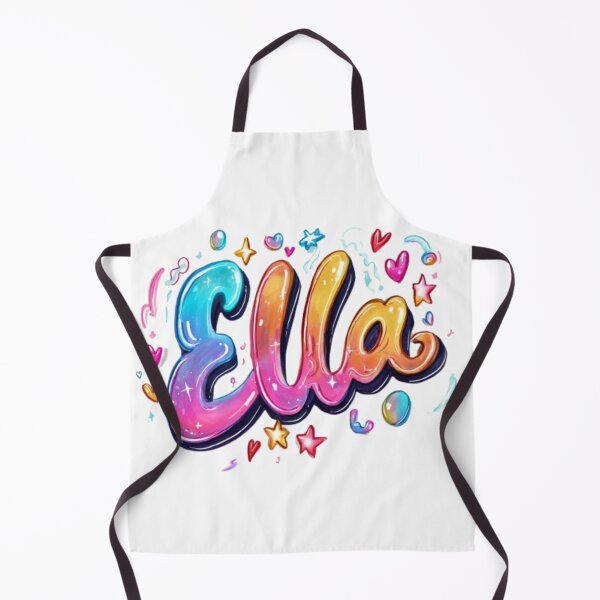 Item preview, Ella – Colorful 3D Lettering Design designed and sold by AlexLineArt.