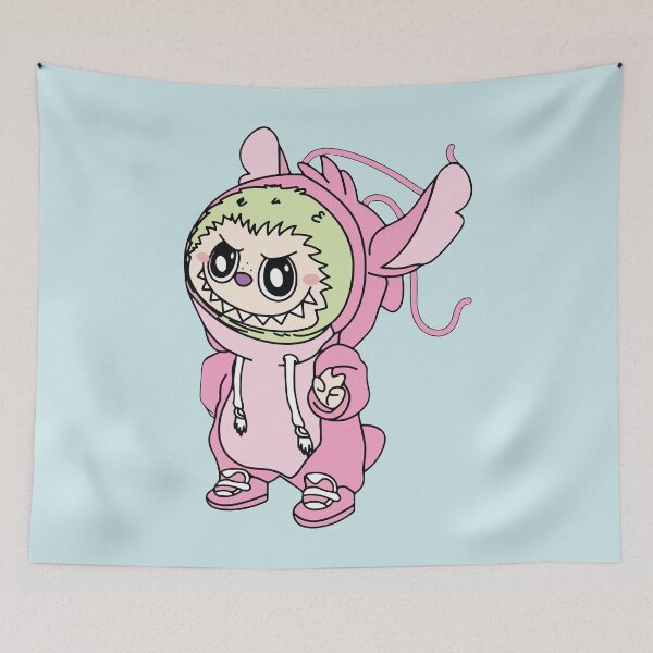 Item preview, Cute Labubu in dragon costume designed and sold by BrownHorse90s.