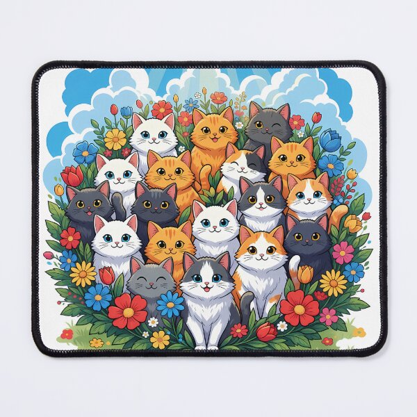 Item preview, Vibrant Vibe Cat Crew designed and sold by meesub.