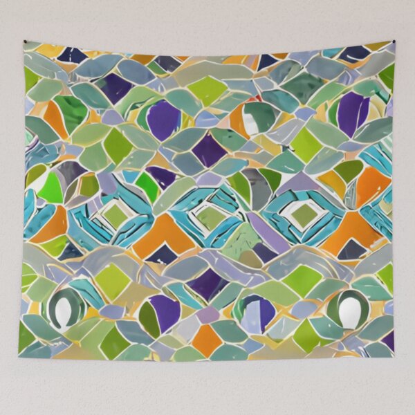 Item preview, COLORFUL MOSAIC PATTERN  designed and sold by Matoo5062.