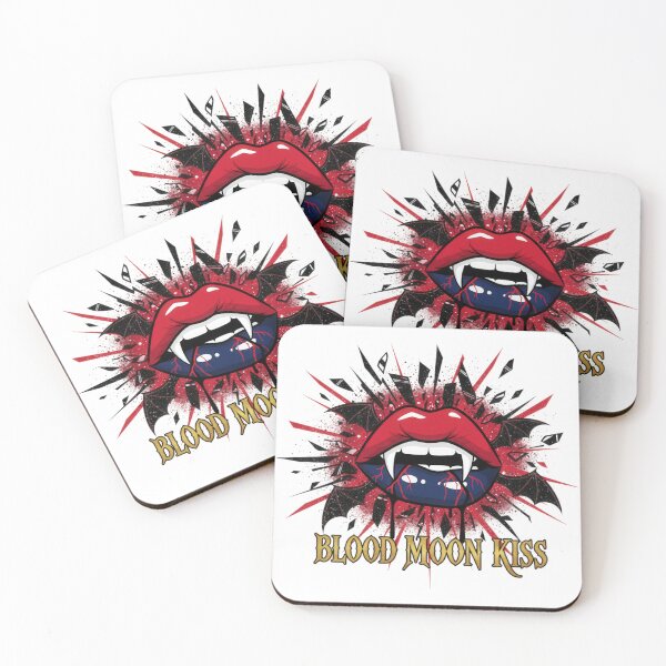 Item preview, Vampire Blood Moon Kiss Art   designed and sold by EpicMediaShop.