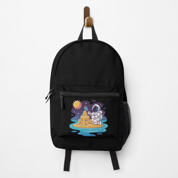 Item preview, Sandcastle Astronaut – Funny Summer Beach Space Explorer Design designed and sold by ColorSplash123.