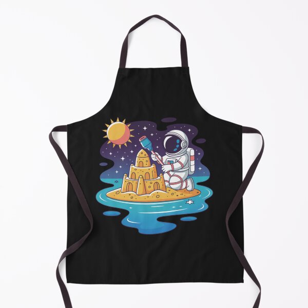 Item preview, Sandcastle Astronaut – Funny Summer Beach Space Explorer Design designed and sold by ColorSplash123.