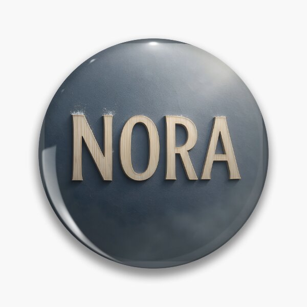 Item preview, NORA Nordic Birch Name Print – Minimal Wood Inlay on Slate Wall with Frost designed and sold by VoidBloom Studio.