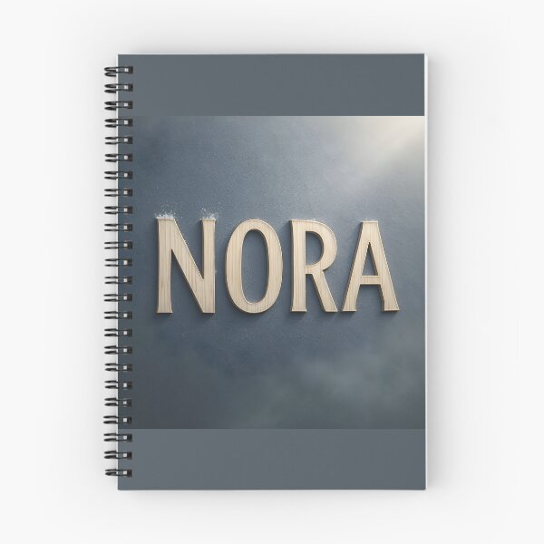 Item preview, NORA Nordic Birch Name Print – Minimal Wood Inlay on Slate Wall with Frost designed and sold by VoidBloom Studio.