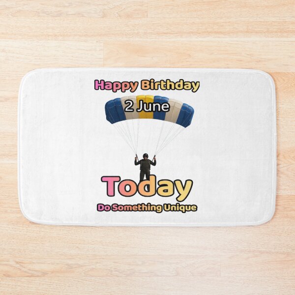 Item preview, Birthday Parachutist 2 June designed and sold by ariksworld.