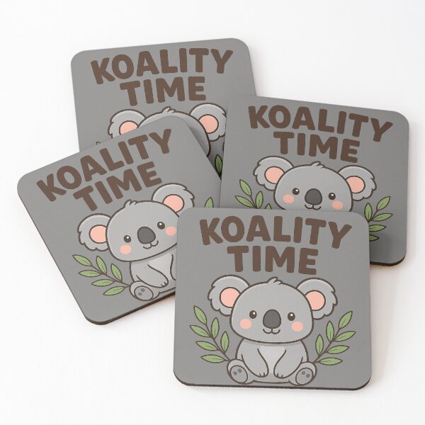 Item preview, Koality Time Pun | Funny Cute Koala Meme Wordplay | Adorable Relax Time Illustration designed and sold by Wild-way Art.