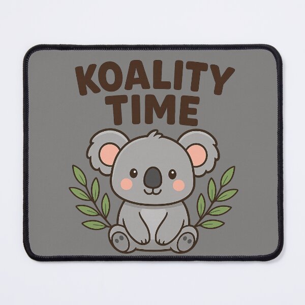 Item preview, Koality Time Pun | Funny Cute Koala Meme Wordplay | Adorable Relax Time Illustration designed and sold by Wild-way Art.