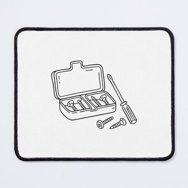 Item preview, A screwdriver and set of loose screws near an open toolbox designed and sold by rasagamastore.