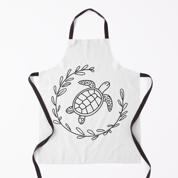 Item preview, A sea turtle surrounded by floating seaweed and drift designed and sold by rasagamastore.