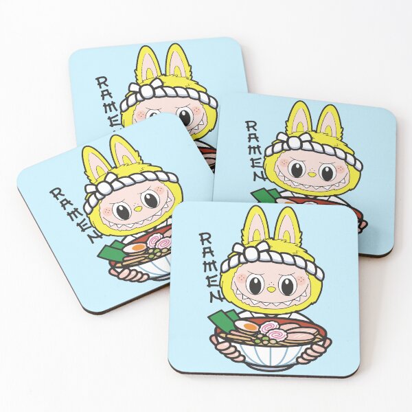 Item preview, Cute Labubu Eating Ramen designed and sold by BrownHorse90s.