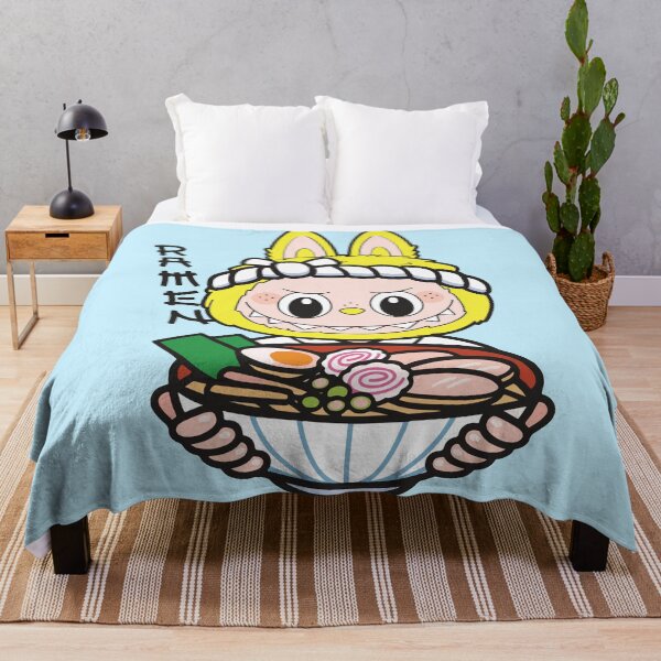 Item preview, Cute Labubu Eating Ramen designed and sold by BrownHorse90s.