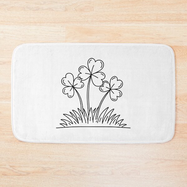 Item preview, A cluster of shamrocks covering a patch of soft grass designed and sold by rasagamastore.