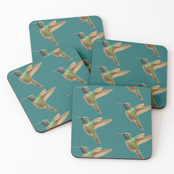 Item preview, Magical Colorful Hummingbird Fantasy Art designed and sold by GingerLabz.