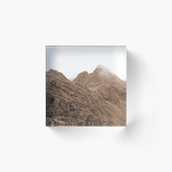 The Bhasteirs and Sgurr Nan Gillean Acrylic Block