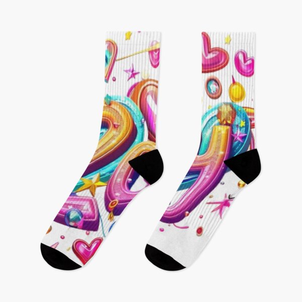 Item preview, Zoey – Colorful 3D Lettering Design designed and sold by AlexLineArt.