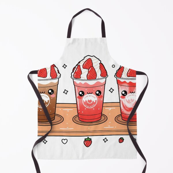 Item preview, Kawaii Strawberry Frappe Trio designed and sold by meesub.