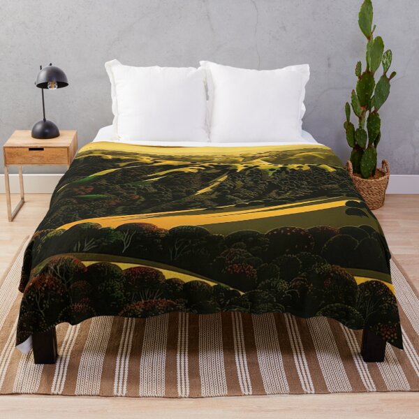 Item preview, Santa Cruz Mountains By Eyvind Earle designed and sold by Sirintyfree.